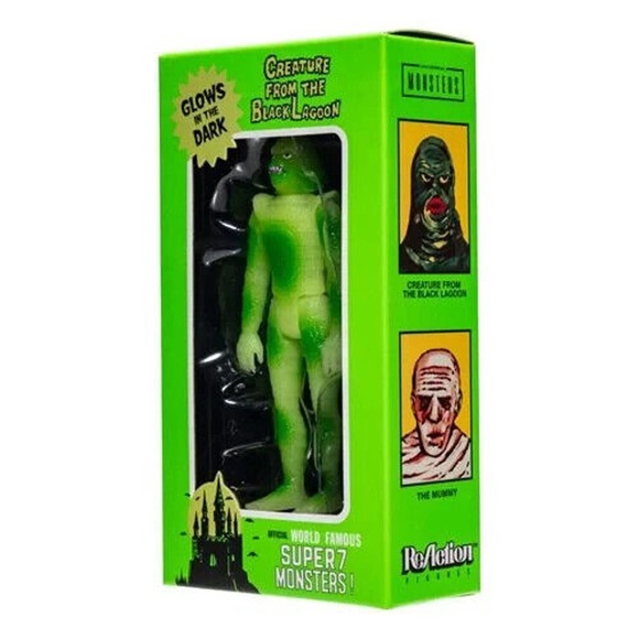 LIMITED Creature from the Black Lagoon (Super She Creature) GLOW ReAction Figure - Picture 4 of 12